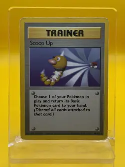 ⚡Scoop Up Trainer Base Set, Unlimited Rare Card 78/102 Pokemon 1999 HP - Image 1