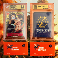 BGS 9.5 Monkey D. Luffy ST10-006 1st Anniversary Set Promo Card Chinese - Image 4