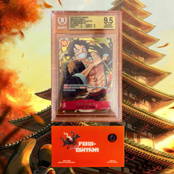 BGS 9.5 Monkey D. Luffy ST10-006 1st Anniversary Set Promo Card Chinese - Image 5