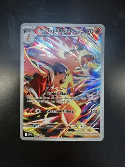 Ethan’s Typhlosion 190/182 | Destined Rivals - Illustration Rare NM Pokemon Card - Image 3