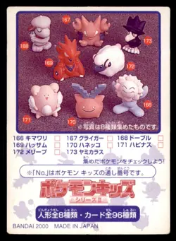 2000 Pokemon Bandai Kids Card Delibird Japanese #239 - Image 2