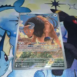 Pokemon TCG Tauros 096/086 Chaos Rising IR Ilustration Rare Card - NM - Image 1