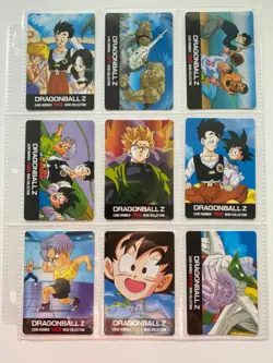 Dragon Ball Z cards 1994 hero collection Japanese 29 cards, 3 sleeves + - Image 2