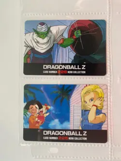 Dragon Ball Z cards 1994 hero collection Japanese 29 cards, 3 sleeves + - Image 4