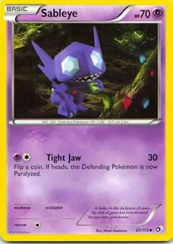 Sableye 61/113 Legendary Treasures Uncommon NM Pokemon TCG - Image 1