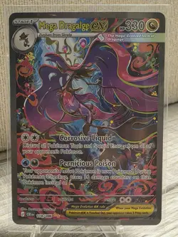 Pokemon TCG Mega Dragalge EX 118/086 CR Ultra Rare Full Art Holo English - Image 1