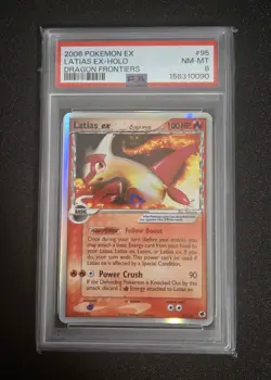 Dragon Frontiers Latias EX Holo 95/101 - PSA 8 - Brand New Cert ✨ - Image 1