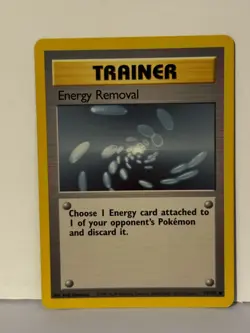 Energy Removal Common Base Set 092/102 Near Mint Pokemon Fast Ship - Image 1