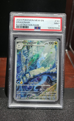 Pokemon Dragonair Illustration Rare Holo Scarlet & Violet 151 181/165 EN PSA 9 - Image 1