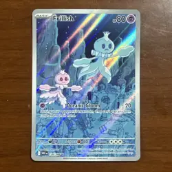 Pokemon Frillish #126/086 English White Flare Illustration Rare - Image 1