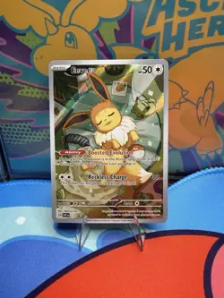 POKEMON BLACK STAR PROMO EEVEE 173 PRISMATIC EVOLUTIONS - Image 1