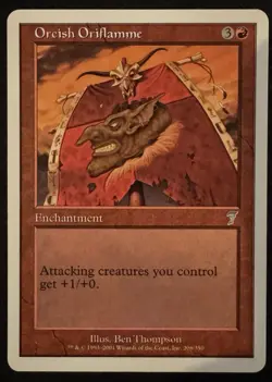 Orcish Oriflamme- Seventh Edition - Magic The Gathering MTG Card - Image 1