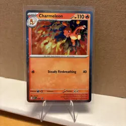 POKEMON TCG CHARMELEON 079 BLACK STAR PROMO CHAOS RISING COSMOS HOLO - Image 1