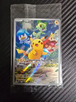 Pikachu #27 SEALED Pokemon TCG Black Star Promo Near Mint Paldea Evolved ETB 027 - Image 1