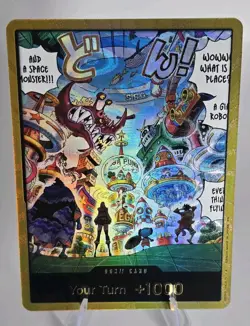 DON!! Card Egghead Gold - Op14 - The Azure Sea's Seven Foil One Piece - NM - Image 2