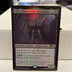 Magic: The Gathering Vito, Thorn of the Dusk Rose 127 Foil M21 Rare - Image 1