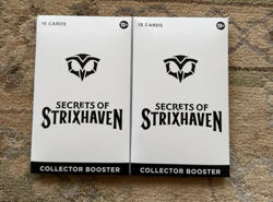 LOT OF 2 - Magic: The Gathering Secrets of Strixhaven Collector Booster Pack - Image 1