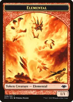 4x Elemental Token (1/1 creature) - Modern Horizons - NM - SPARROW MAGIC mtg - Image 1