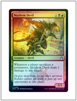 1x Mayhem Devil, Foil, Magic MTG NM - Image 1
