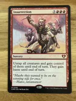 Insurrection - Commander Masters Sorcery 236 Wizards MTG - Image 1