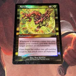 Aura Shards X1 Mtg Invasion Lp Foil - Image 1