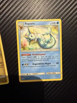 Aquana # 42/236 (Vaporeon) Uncommon Welten im Wandel 2019 Pokemon Cosmic Eclipse - Image 1