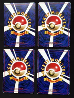 4 x Holo Japanese old back Pokemon cards Gyarados Machamp Alakazam Hitmonchan - Image 2