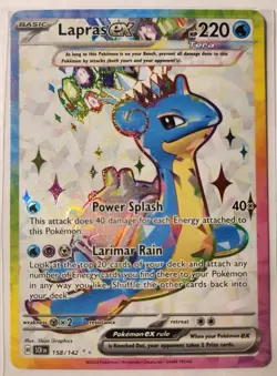 Lapras EX 158 Ultra Rare Scarlet & Violet - Stellar Crown NM - Image 1
