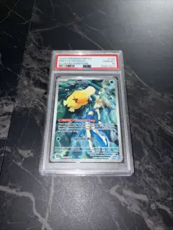 Pokemon TCG Misty's Psyduck 193/182 PSA 10 Gem Mint - Image 1