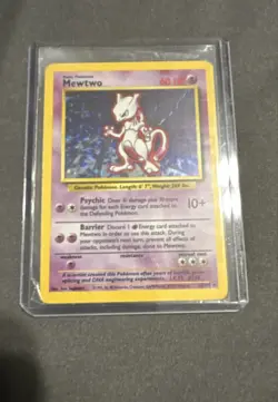 Pokemon Mewtwo 010/102 Base Set Holo - NM - Image 1