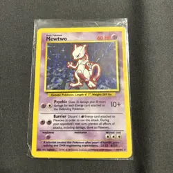 Pokemon Mewtwo 010/102 Base Set Holo - NM - Image 2
