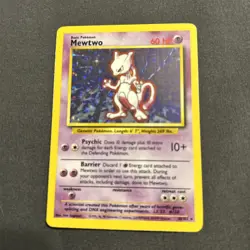 Pokemon Mewtwo 010/102 Base Set Holo - NM - Image 4