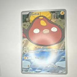 Stunfisk Sv: White Flare Illustration Rare Holo 118/086 110 HP EN - Image 1