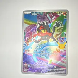 Nintendo Litten McDonald's Collection 2026 Holo Promo 004/UU 70 HP EN 2026 - Image 1