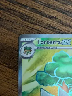 2024 Torterra ex 185/162 Pokemon Temporal Forces Holo Ultra Rare NM - Image 2