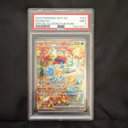 2025 White Flair Keldeo EX SIR PSA 9 Mint Pokemon TCG - Image 3