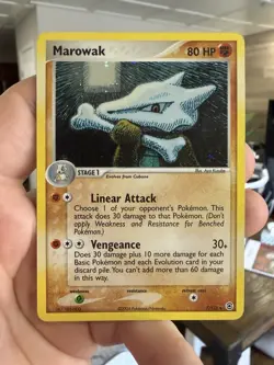 Marowak 7/112 - Holo Rare FireRed & LeafGreen Pokemon TCG LP - Image 1
