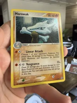 Marowak 7/112 - Holo Rare FireRed & LeafGreen Pokemon TCG LP - Image 3