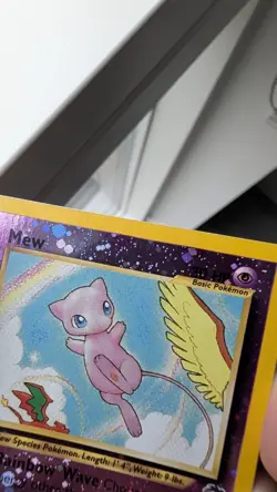 Pokemon Mew Reverse Holo Card 1/18 Southern Islands - Image 2
