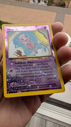 Pokemon Mew Reverse Holo Card 1/18 Southern Islands - Image 3