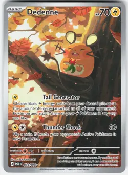 Pokemon Dedenne 093/088 Holo Illustration Rare Perfect Order Pokemon Near Mint - Image 1