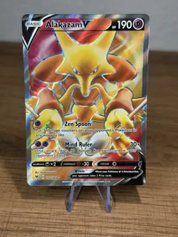 Alakazam V Full Art 172/185 Swsh04 Vivid Voltage Holo Pokemon TCG Near Mint NM - Image 1