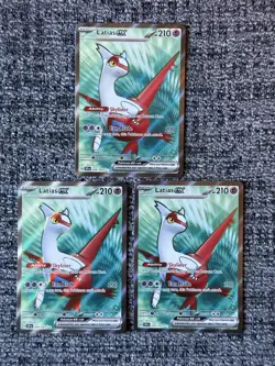 Pokemon TCG Latias EX 220/191 PSA 10 Sv08: Surging Sparks Holo Lot Of 3 - Image 1