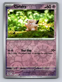 Clefairy 081/197 Common Obsidian Flames Pokemon Reverse Holo NM - Image 1