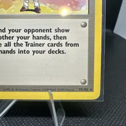 🎴LASS 75/102 - RARE -BASE SET UNLIMITED POKEMON LP - Image 5