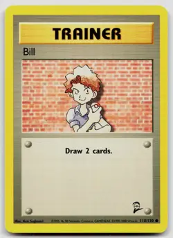 BILL 91/102 COMMON BASE SET UNLIMITED POKEMON LP - Image 1