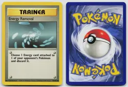 ENERGY REMOVAL 92/102 COMMON BASE SET UNLIMITED POKEMON LP - Image 3