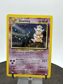Pokemon Slowking Neo Genesis 14/111 Holo Foil Unlimited Swirl! - Image 1