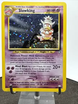 Pokemon Slowking Neo Genesis 14/111 Holo Foil Unlimited Swirl! - Image 3