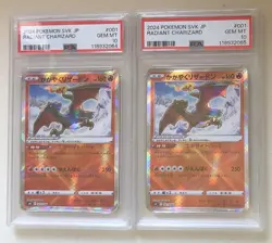PSA10 Shining Charizard 015 172 Pokemon Card Two Pack Graded One Owner - Image 1
